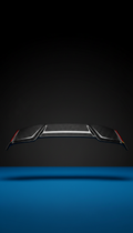 Carbon Fiber Rear Spoiler With Gloss Finish